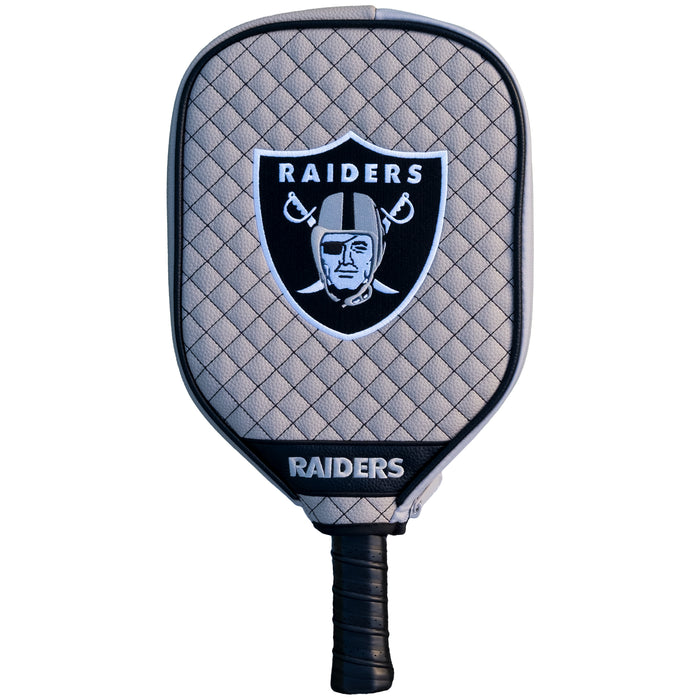 Las Vegas Raiders Quilted Pickleball Paddle Cover
