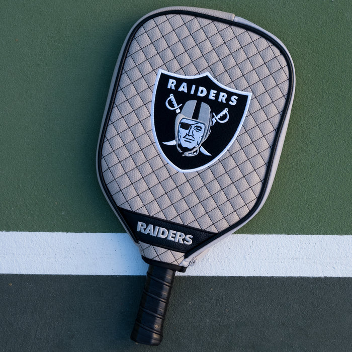 Las Vegas Raiders Quilted Pickleball Paddle Cover