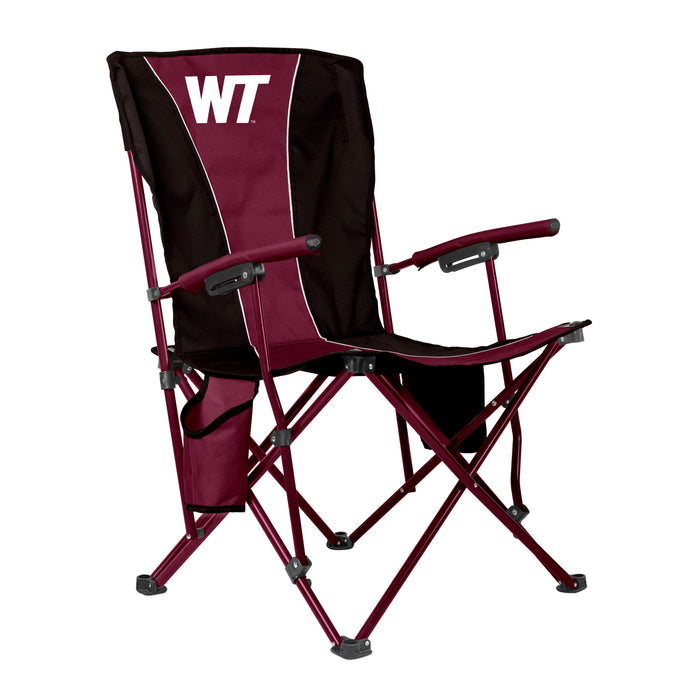 West Texas A&M Big Boy  Hard Arm Folding Chair - Tailgate - Camping