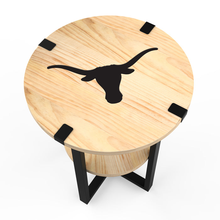 Texas Longhorns Side Table with Charger