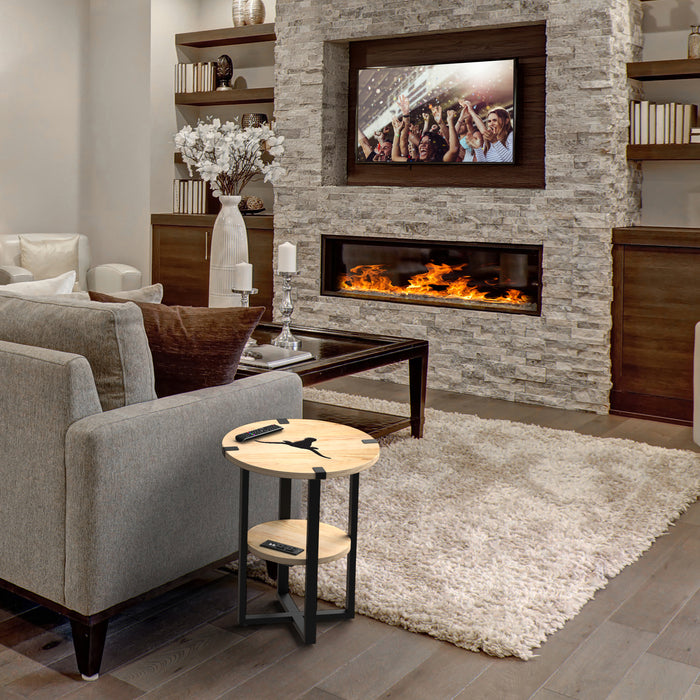 Texas Longhorns Side Table with Charger