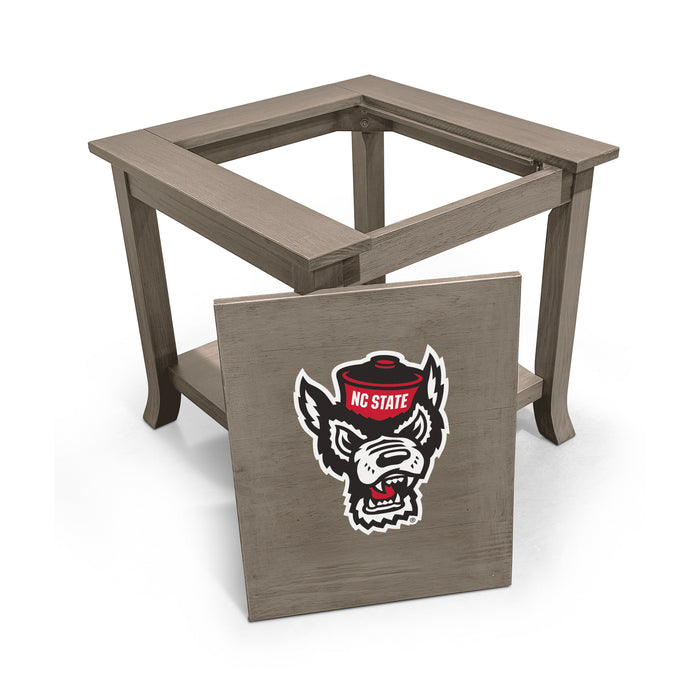 North Carolina State Wolfpack Game Day Side Table