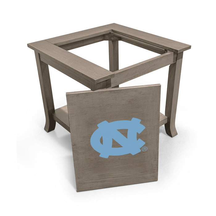 Univ of North Carolina Game Day Side Table