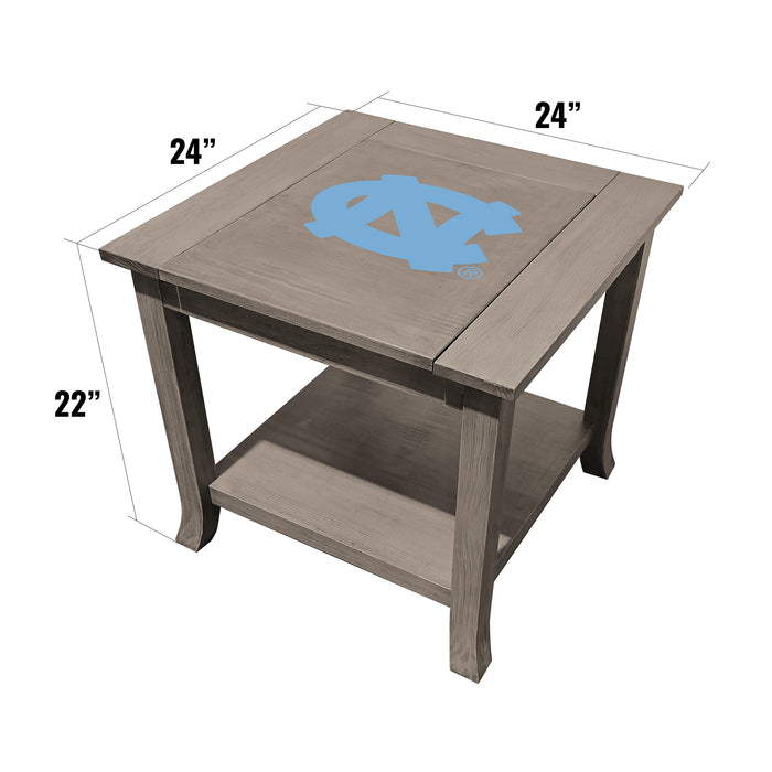 Univ of North Carolina Game Day Side Table