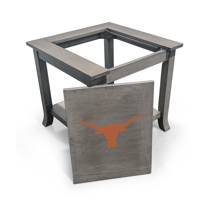 Univ of Texas Game Day Side Table