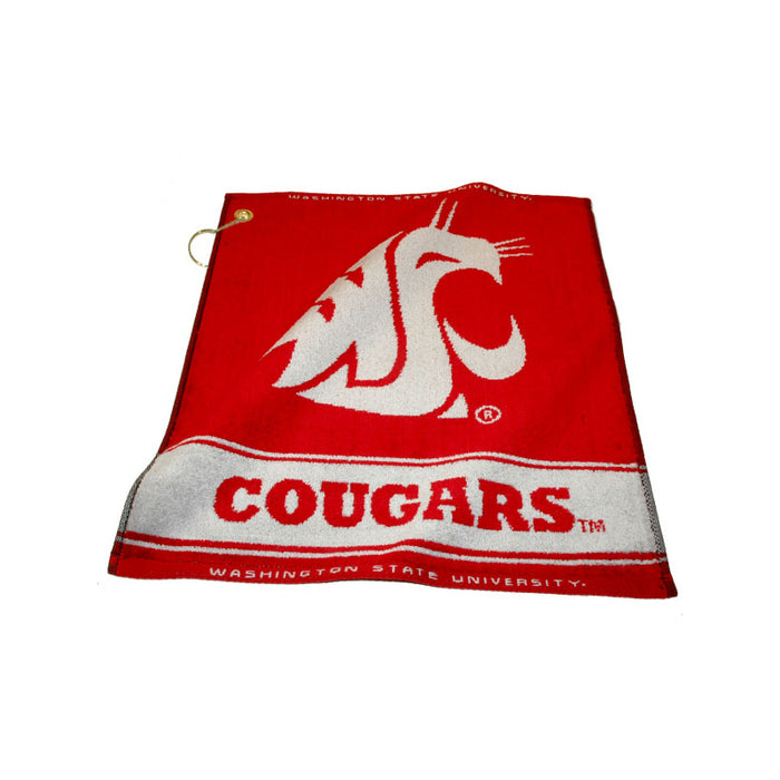 Washington State Cougars  Jacquard Woven Golf Towel