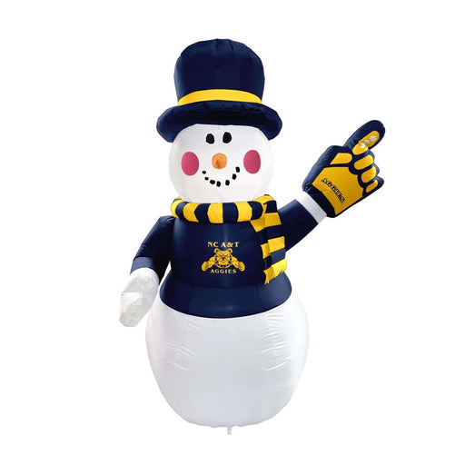 North Carolina A&T Aggies 7ft Inflatable Snowman