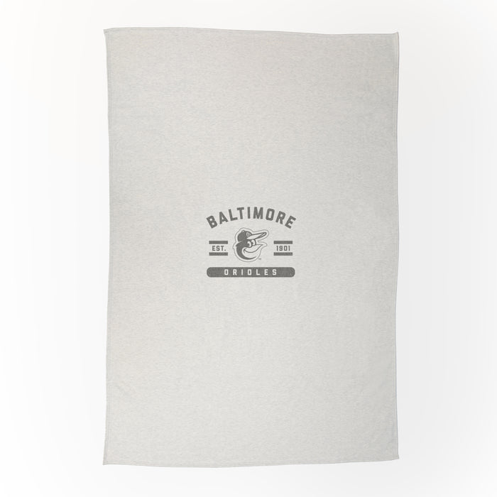 Baltimore Orioles Sublimated Sweatshirt Blanket