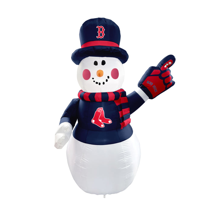 Boston Red Sox Inflatable Snowman 7 Ft Tall