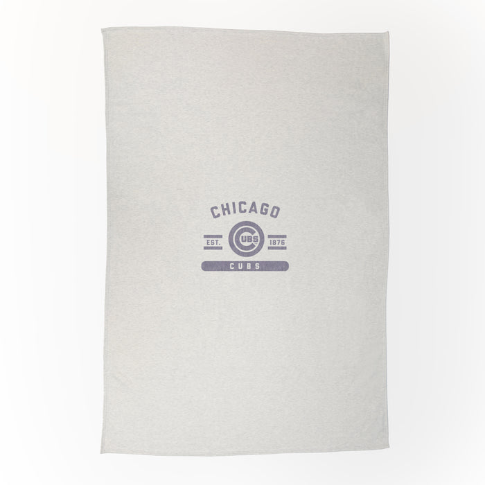 Chicago Cubs Sublimated Sweatshirt Blanket