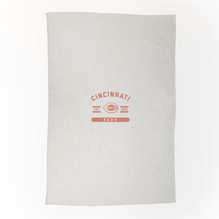 Cincinnati Reds Sublimated Sweatshirt Blanket