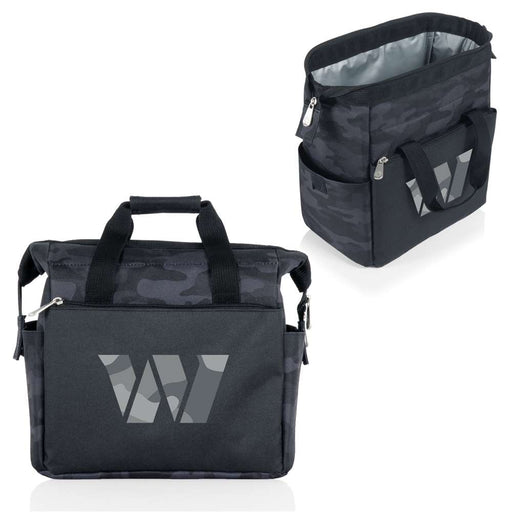 Washington Commanders - On The Go Lunch Bag Cooler, (Black Camo)  