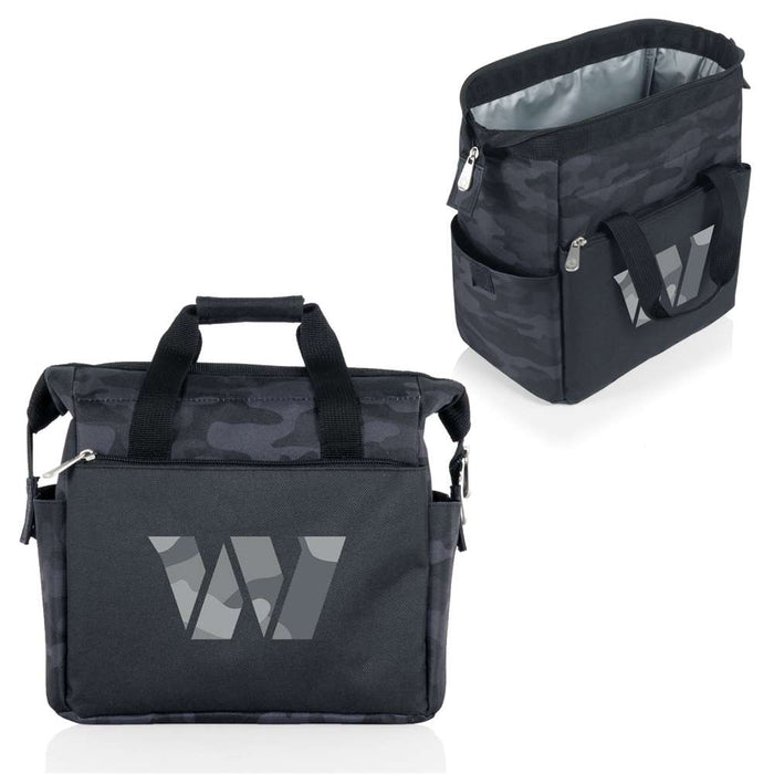 Washington Commanders - On The Go Lunch Bag Cooler, (Black Camo)  