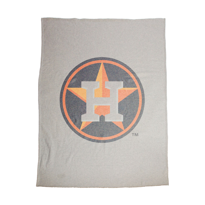 Houston Astros Oversized Logo Sublimated Sweatshirt Blanket