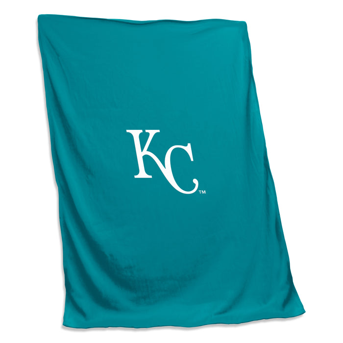 Kansas City Royals Aqua Screened Sweatshirt Blanket