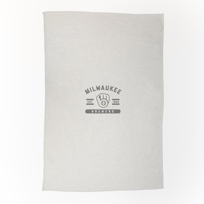 Milwaukee Brewers Sublimated Sweatshirt Blanket
