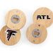 Atlanta Falcons Coasters with Bottle Openers Set of 4