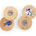Buffalo Bills Coasters with Bottle Openers Set of 4