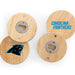 Carolina Panthers Coasters with Bottle Openers Set of 4