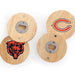 Chicago Bears Coasters with Bottle Openers Set of 4