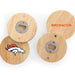 Denver Broncos Coasters with Bottle Openers Set of 4
