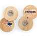 New England Patriots Coasters with Bottle Openers Set of 4