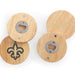 New Orleans Saints Coasters with Bottle Openers Set of 4