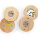 Los Angeles Chargers Coasters with Bottle Openers Set of 4