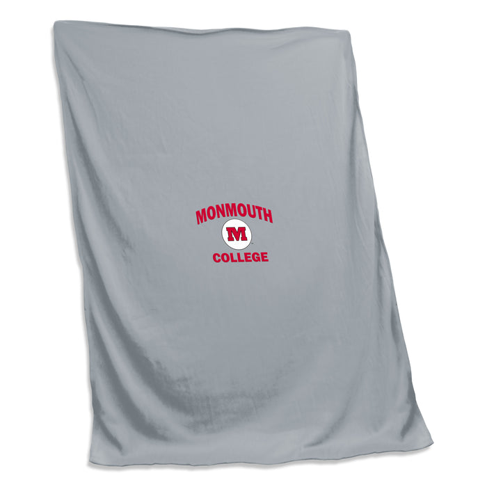 Monmouth College Screened Sweatshirt Blanket