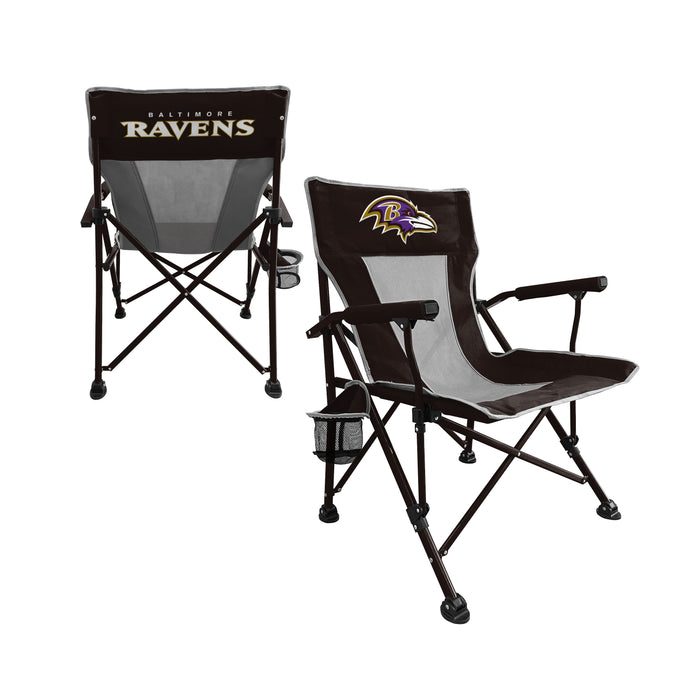 Baltimore Ravens  Hard Arm Folding Chair - Tailgate - Camping