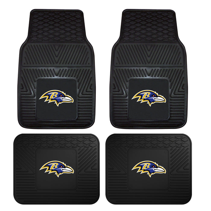 Cincinnati Bengals 4-pc Vinyl Car Mat Set