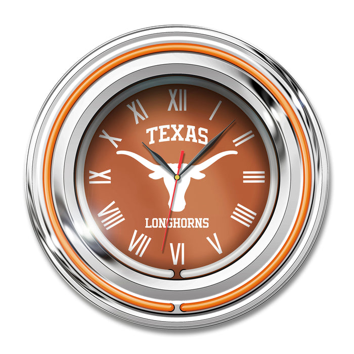 15" Texas Longhorns Neon Clock