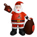 Cleveland Browns Santa Clause Yard Inflatable 7 Ft Tall