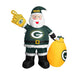 Green Bay Packers Inflatable Santa 7 Ft Tall