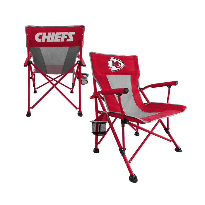 Kansas City Chiefs  Hard Arm Folding Chair - Tailgate - Camping