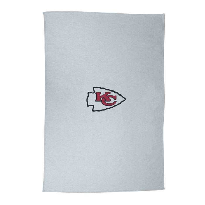 Kansas City Chiefs Athletic Gray Sublimated Sweatshirt Blanket