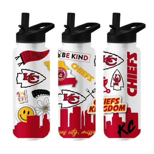 Kansas City Chiefs 34oz Quencher Bottle