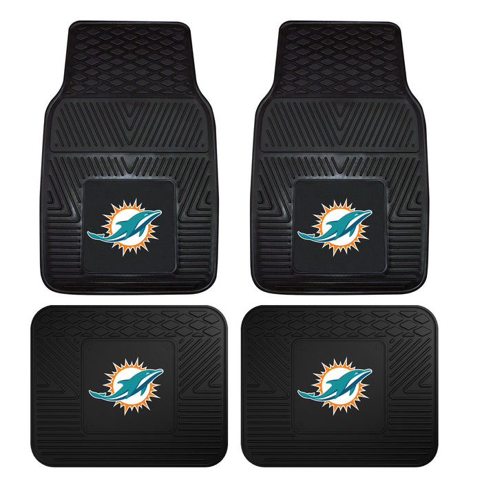 Los Angeles Chargers 4-pc Vinyl Car Mat Set