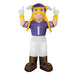 Minnesota Vikings Inflatable Mascot 7 Ft Tall