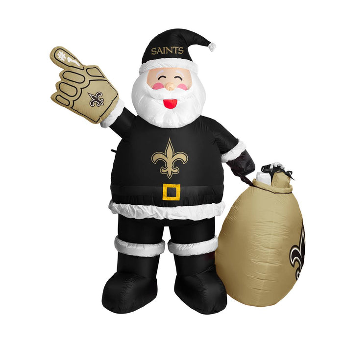 New Orleans Saints Inflatable Santa