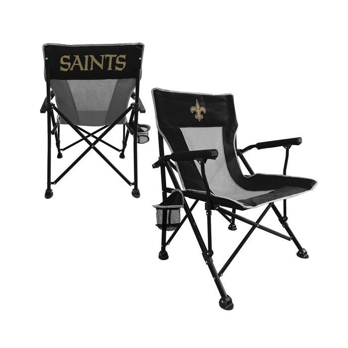 New Orleans Saints  Hard Arm Folding Chair - Tailgate - Camping