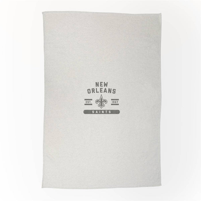New Orleans Saints Sublimated Sweatshirt Blanket