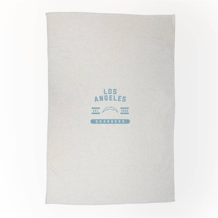 LA Chargers Sublimated Sweatshirt Blanket
