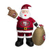 San Francisco 49ers Inflatable Santa 7 Ft Tall