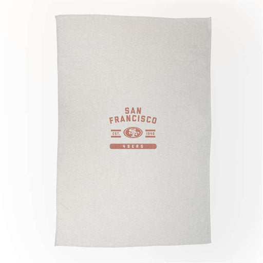 San Francisco 49ers Sublimated Sweatshirt Blanket