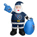 Tennessee Titans Santa Clause Yard Inflatable 7 Ft Tall