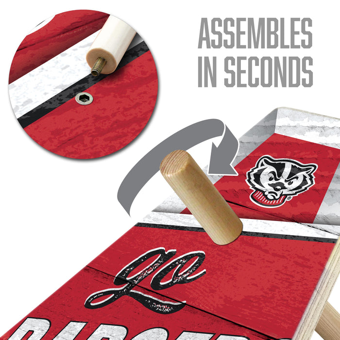 Wisconsin Badgers Ring Toss Tailgate Game