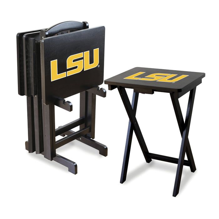 Louisiana State University TV Trays W/Stand
