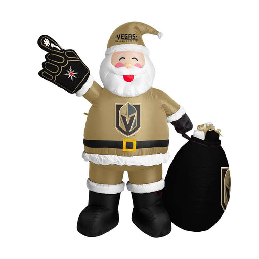 Las Vegas Golden Knights Inflatable Santa 7 Ft Tall