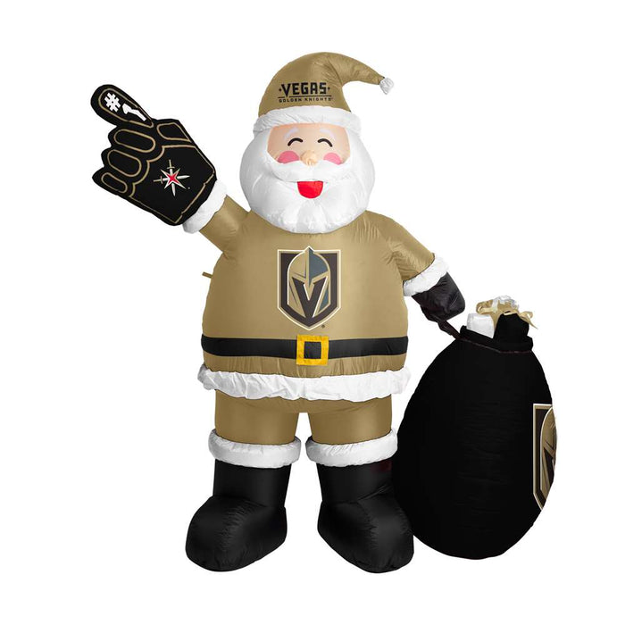 Las Vegas Golden Knights Inflatable Santa 7 Ft Tall